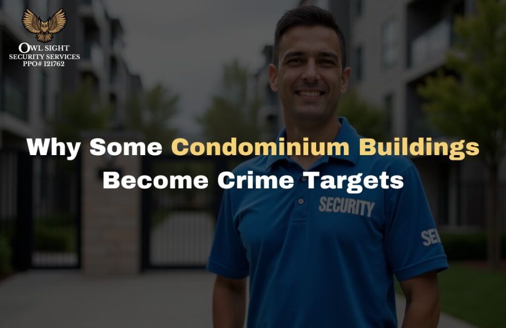 Why Some Condominium Buildings Become Crime Targets Owl Sight Security Services