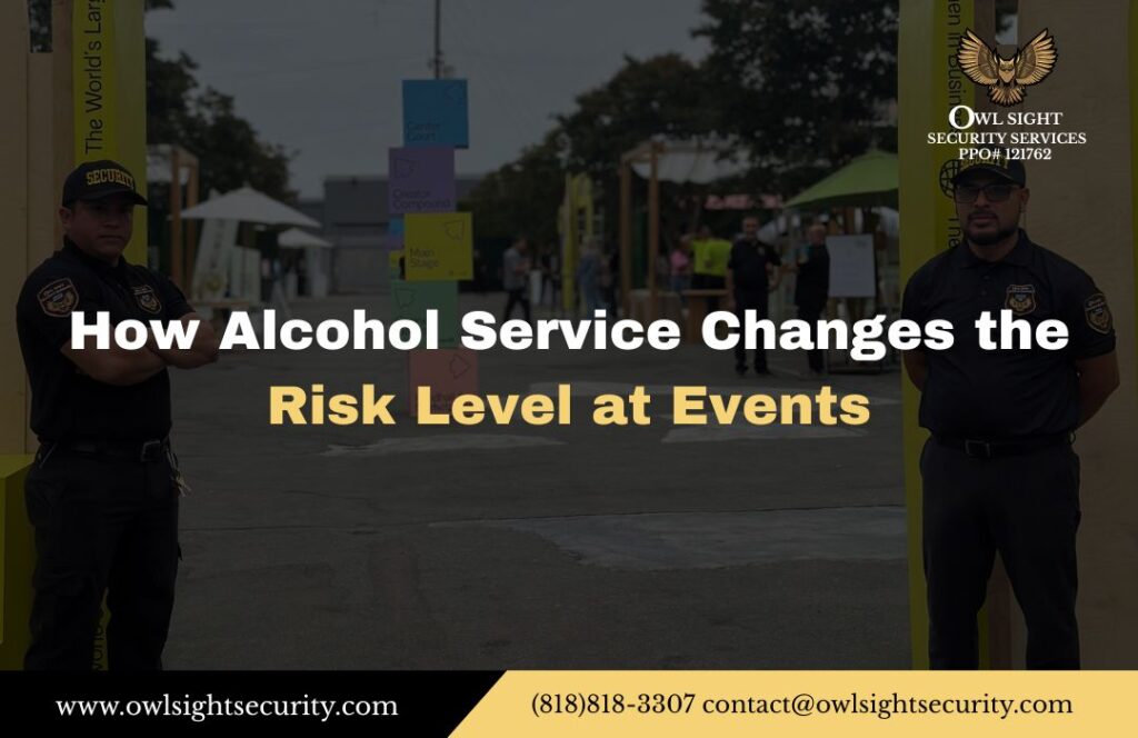 How Alcohol Service Changes the Risk Level at Events