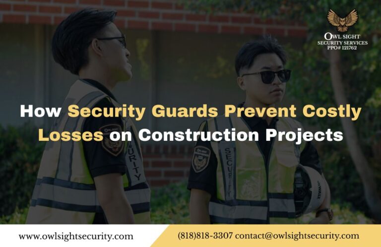 How Security Guards Prevent Costly Losses on Construction Projects