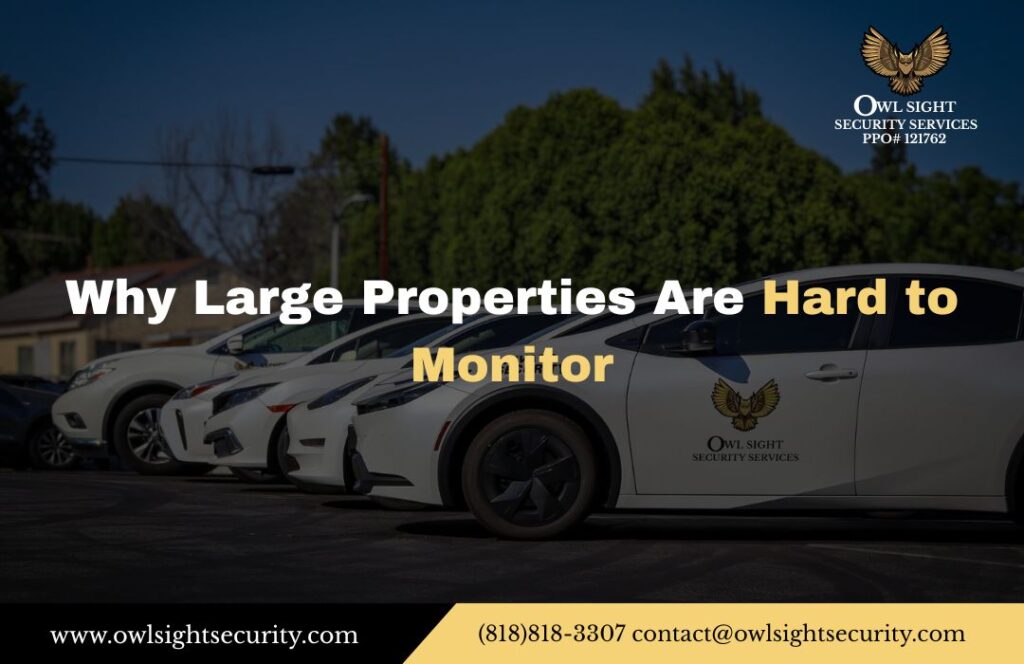 the reason why big areas are difficult to keep track of