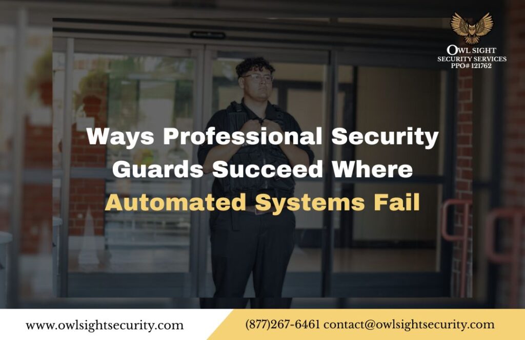 different ways professional security succeed and automated systems fail