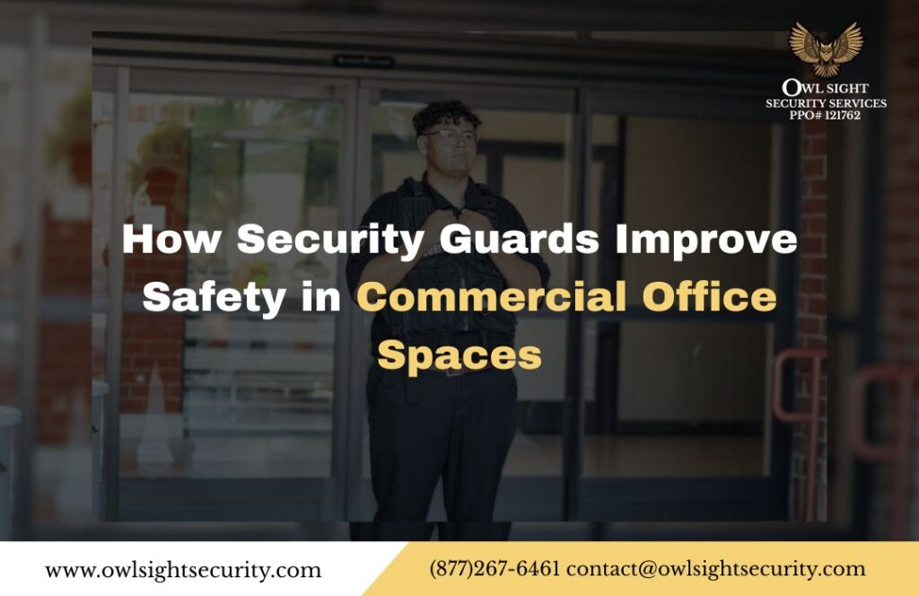 learn how security guards help office spaces
