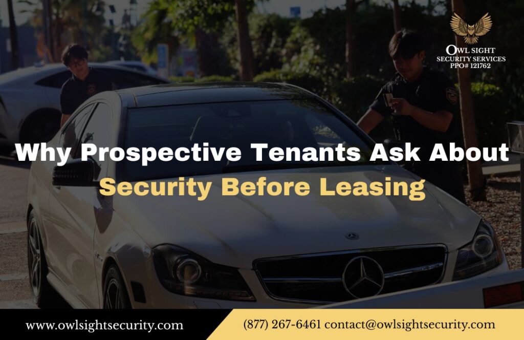 why future residents ask if property has security