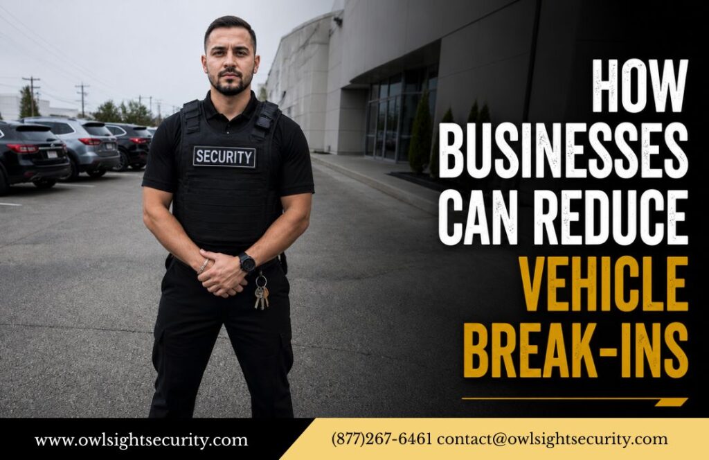 learn how businesses can reduce vehicle break-ins