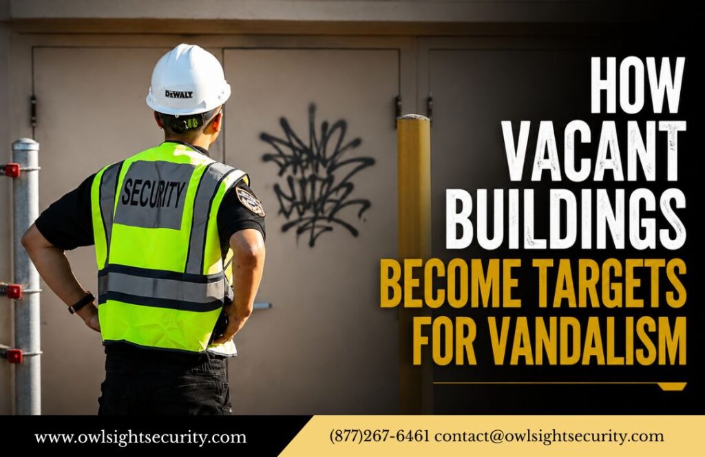 learn how vacant buildings become targets for vandalism