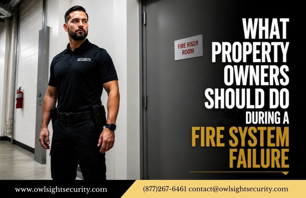 learn what property owners should do during a fire system failure